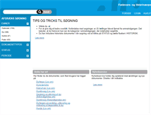Tablet Screenshot of fodevet.lovportaler.dk